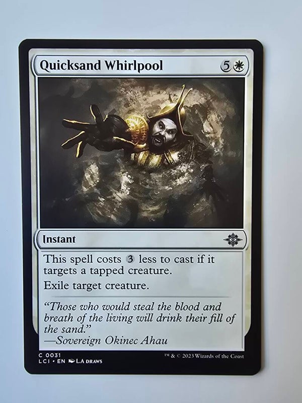 QUICKSAND WHIRLPOOL (LCI) (C 0031) (MTG) (TRADING CARD)
