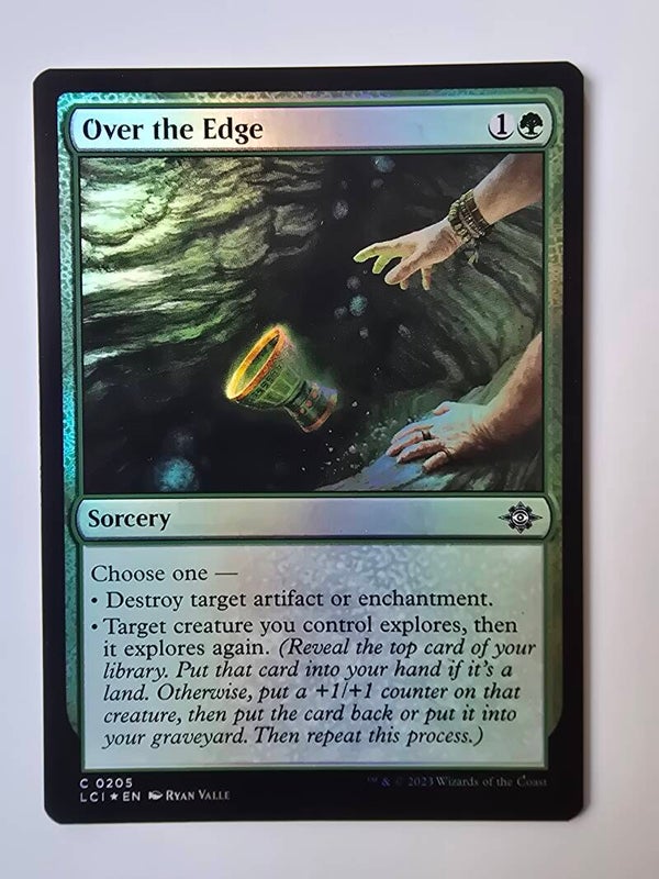 OVER THE EDGE (LCI) (C 0205) (FOIL) (MTG) (TRADING CARD)