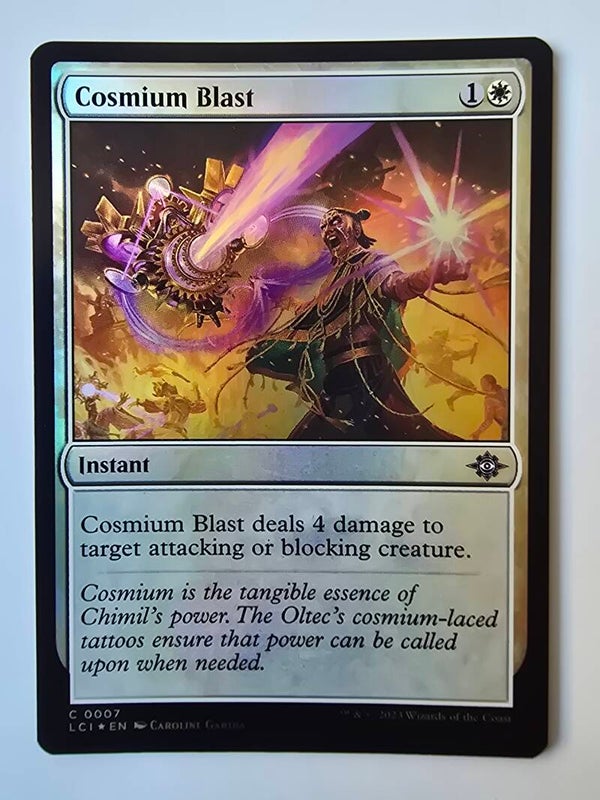 COSMIUM BLAST (LCI) (C 0007) (FOIL) (MTG) (TRADING CARD)
