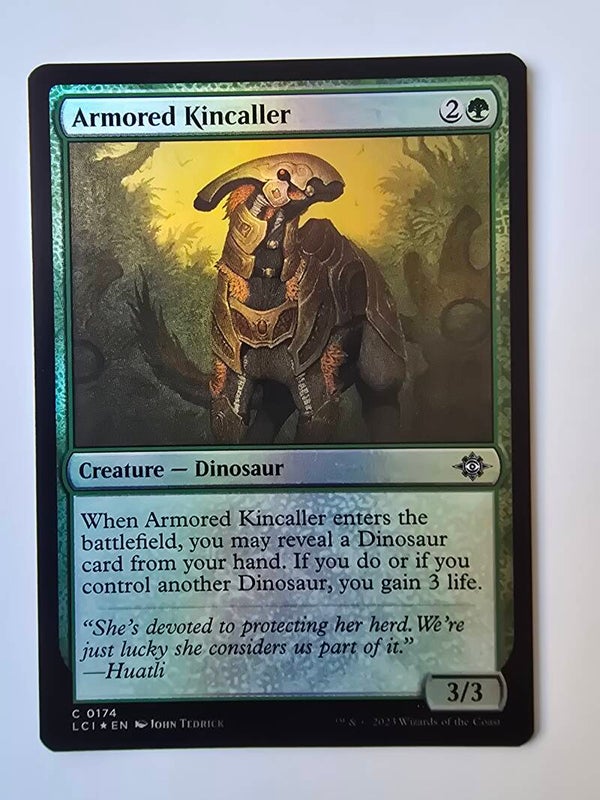 ARMORED KINCALLER (LCI) (C 0174) (FOIL) (MTG) (TRADING CARD)
