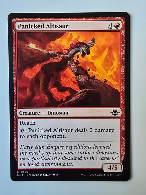 PANICKED ALTISAUR (LCI) (C 0159) (MTG) (TRADING CARD)