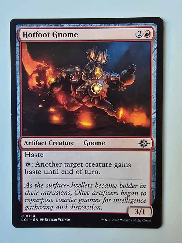 HOTFOOT GNOME (LCI) (C 0154) (MTG) (TRADING CARD)