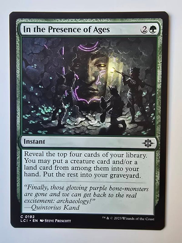 IN THE PRESENCE OF AGES (LCI) (C 0192) (MTG) (TRADING CARD)