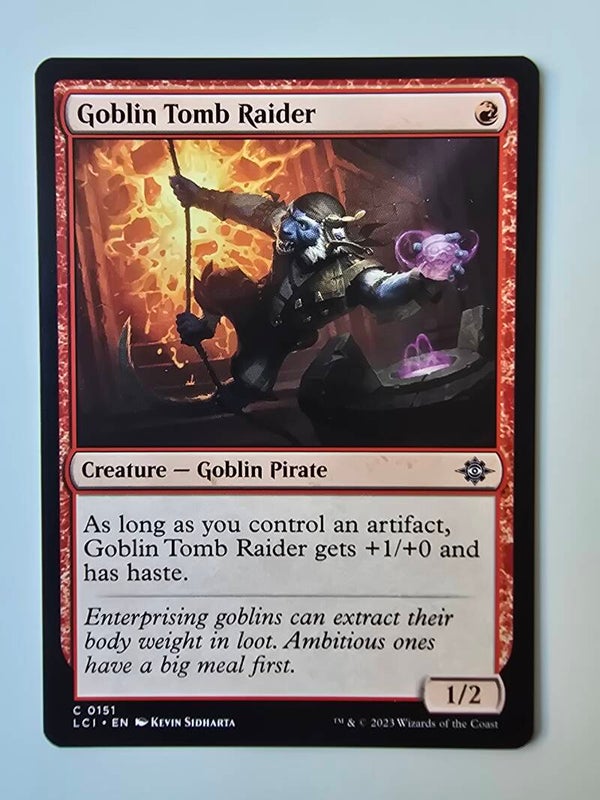 GOBLIN TOMB RAIDER (LCI) (C 0151) (MTG) (TRADING CARD)