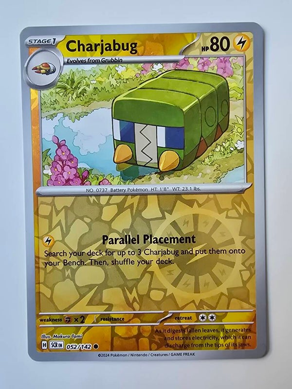 CHARJABUG (STELLAR CROWN 052/142) (REVERSE HOLO) (POKÉMON) (TRADING CARD)