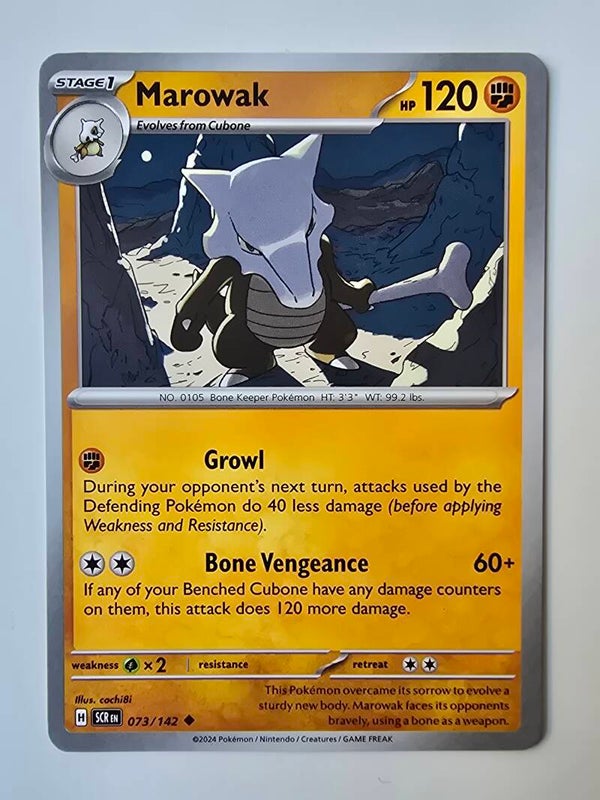 MAROWAK (STELLAR CROWN 073/142) (POKÉMON) (TRADING CARD)