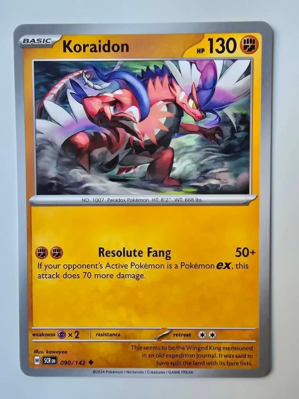 KORAIDON (STELLAR CROWN 090/142) (POKÉMON) (TRADING CARD)