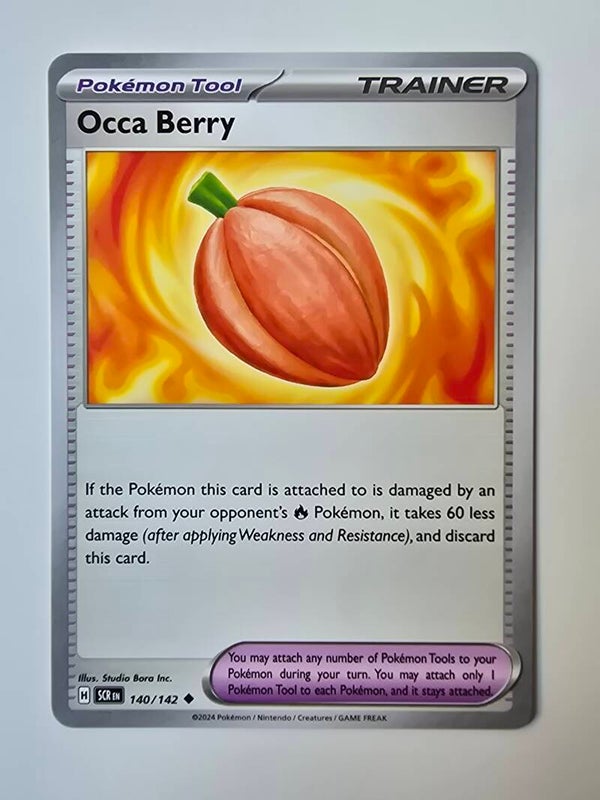 OCCA BERRY (STELLAR CROWN 140/142) (POKÉMON) (TRADING CARD)