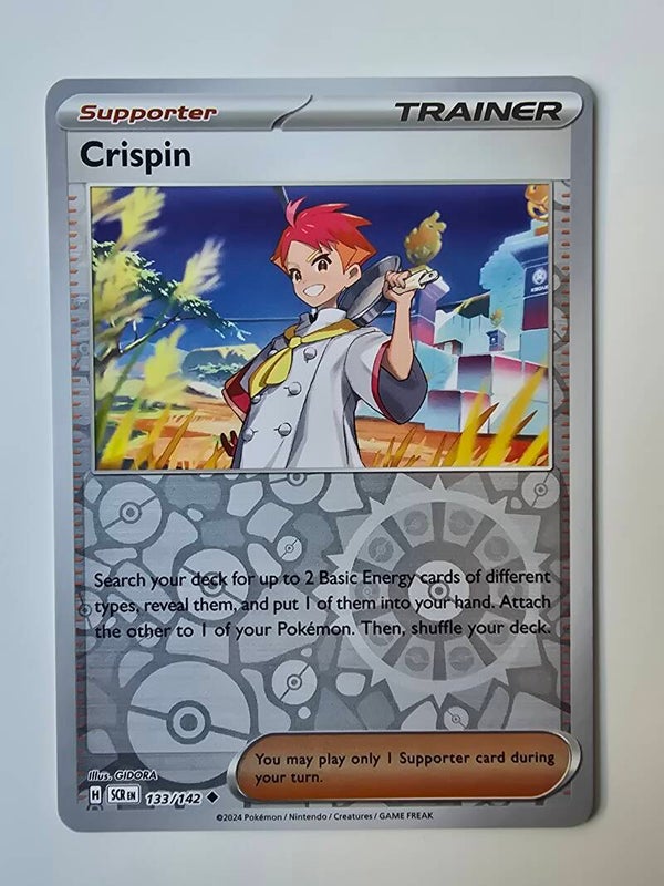 CRISPIN (STELLAR CROWN 133/142) (REVERSE HOLO) (POKÉMON) (TRADING CARD)
