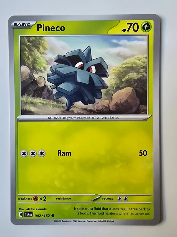 PINECO (TEMPORAL FORCES 002/162) (POKÉMON) (TRADING CARD)
