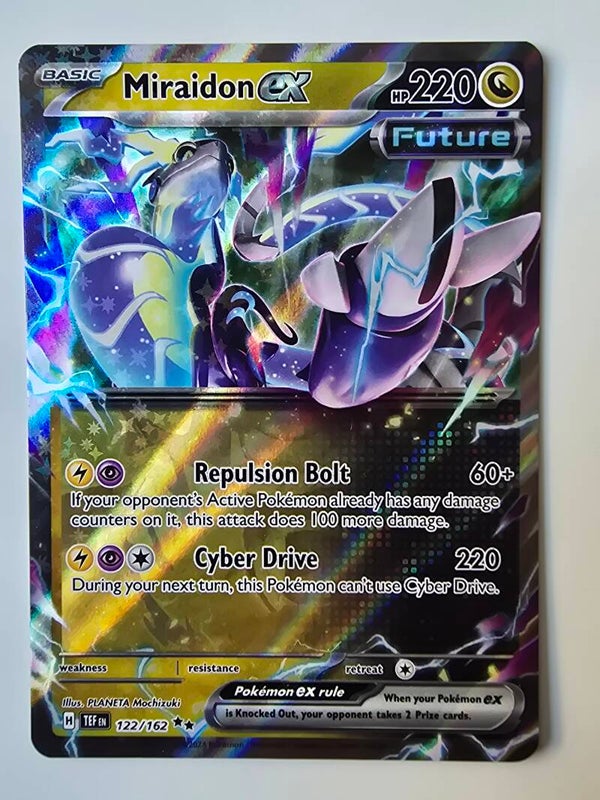 MIRAIDON EX (TEMPORAL FORCES 122/162) (POKÉMON) (TRADING CARD)