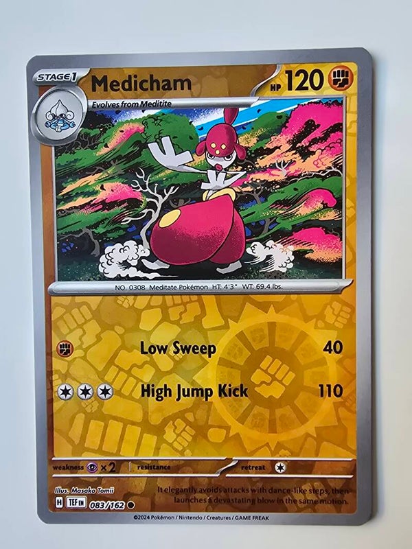 MEDICHAM (TEMPORAL FORCES 083/162) (REVERSE HOLO) (POKÉMON) (TRADING CARD)