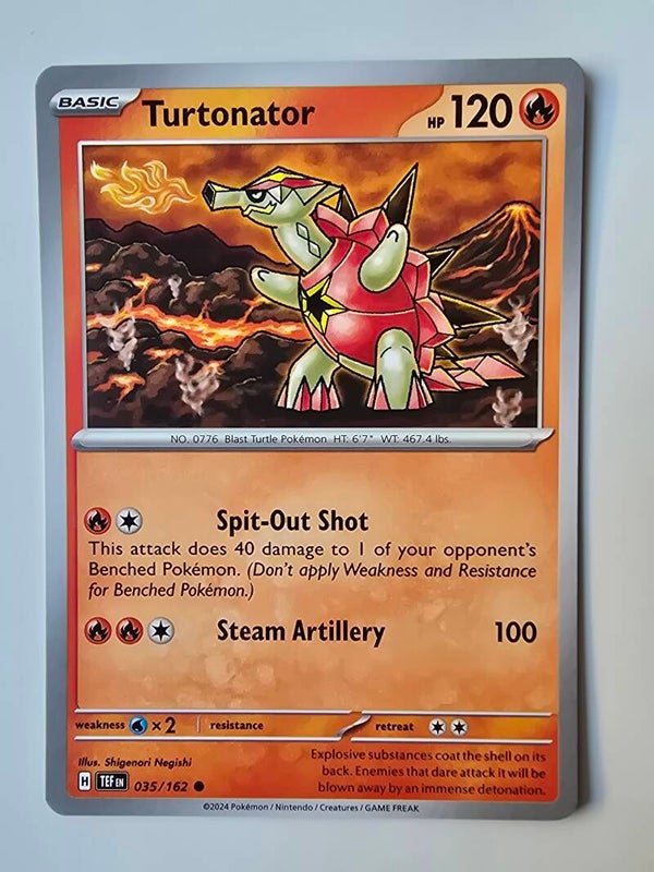 TURTONATOR (TEMPORAL FORCES 035/162) (POKÉMON) (TRADING CARD)
