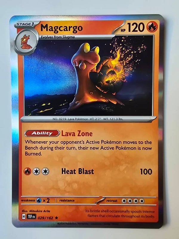 MAGCARGO (TEMPORAL FORCES 029/162) (HOLO) (POKÉMON) (TRADING CARD)