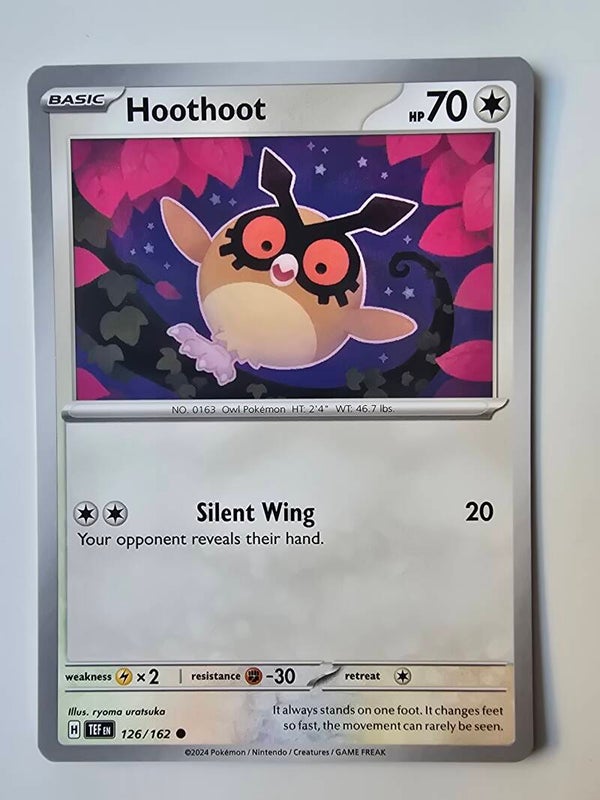 HOOTHOOT (TEMPORAL FORCES 126/162) (POKÉMON) (TRADING CARD)