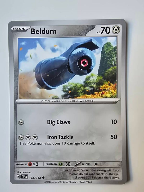 BELDUM (TEMPORAL FORCES 113/162) (POKÉMON) (TRADING CARD)