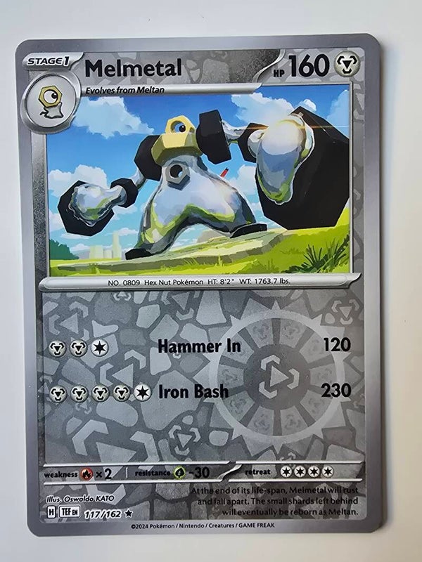 MELMETAL (TEMPORAL FORCES 117/162) (REVERSE HOLO) (POKÉMON) (TRADING CARD)