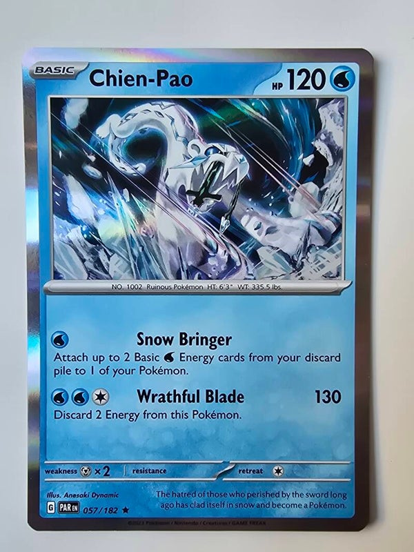 CHIEN-PAO (PARADOX RIFT 057/182) (HOLO) (POKÉMON) (TRADING CARD)