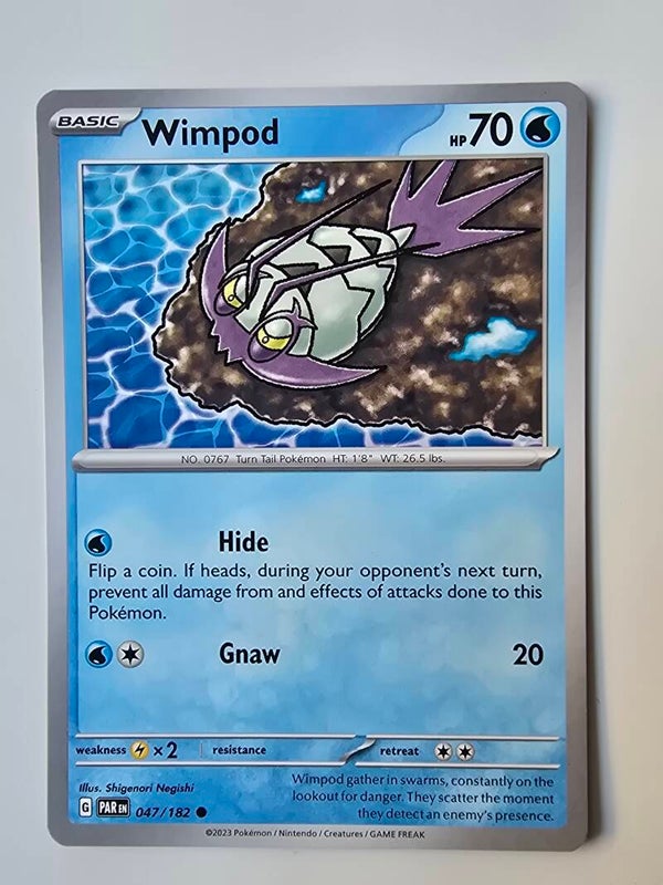 WIMPOD (PARADOX RIFT 047/182) (POKÉMON) (TRADING CARD)