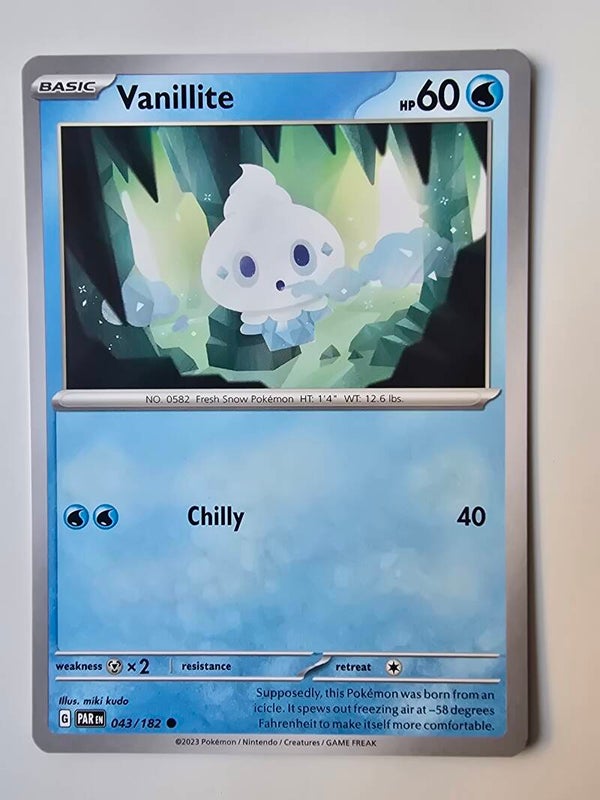VANILLITE (PARADOX RIFT 043/182) (POKÉMON) (TRADING CARD)