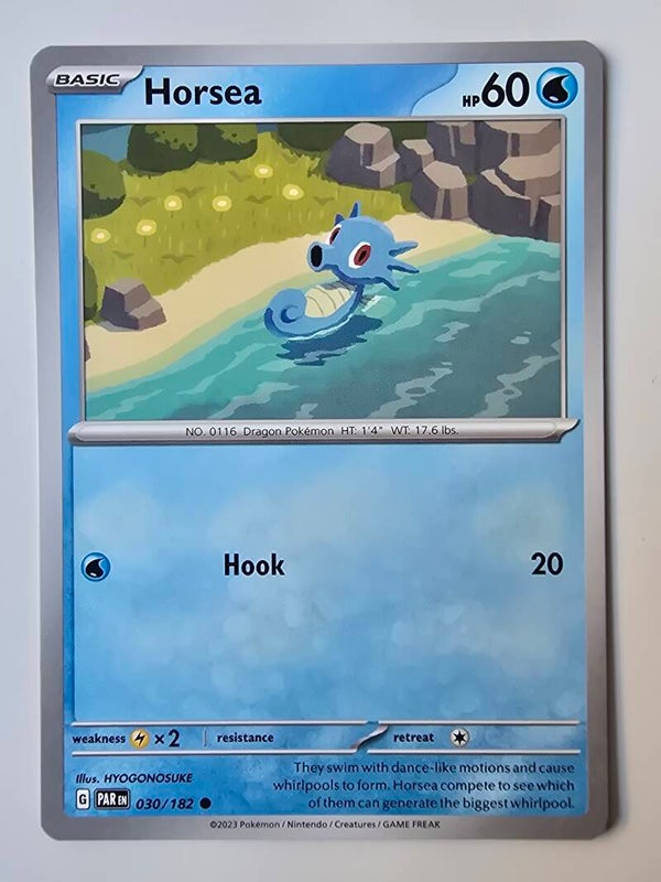 HORSEA (PARADOX RIFT 030/182) (POKÉMON) (TRADING CARD)
