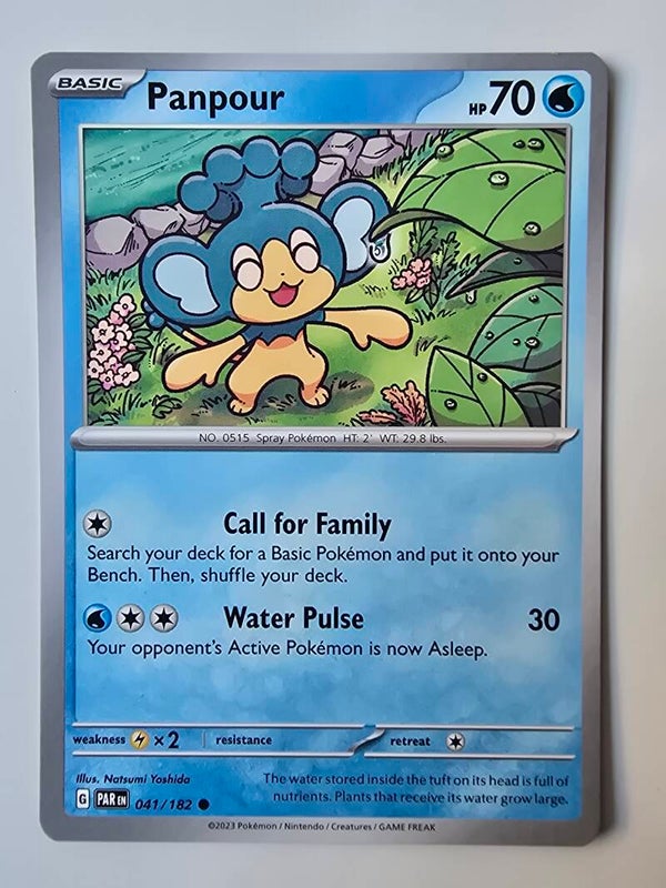 PANPOUR (PARADOX RIFT 041/182) (POKÉMON) (TRADING CARD)