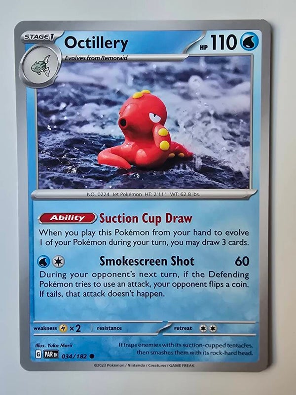 OCTILLERY (PARADOX RIFT 034/182) (POKÉMON) (TRADING CARD)
