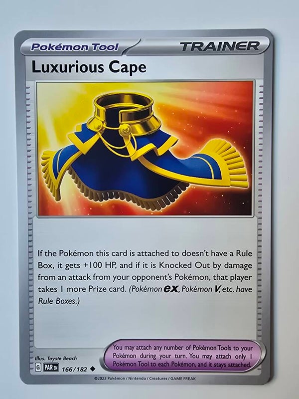 LUXURIOUS CAPE (PARADOX RIFT 166/182) (POKÉMON) (TRADING CARD)