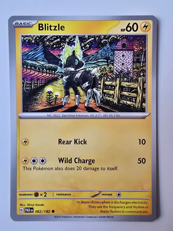 BLITZLE (PARADOX RIFT 062/182) (POKÉMON) (TRADING CARD)