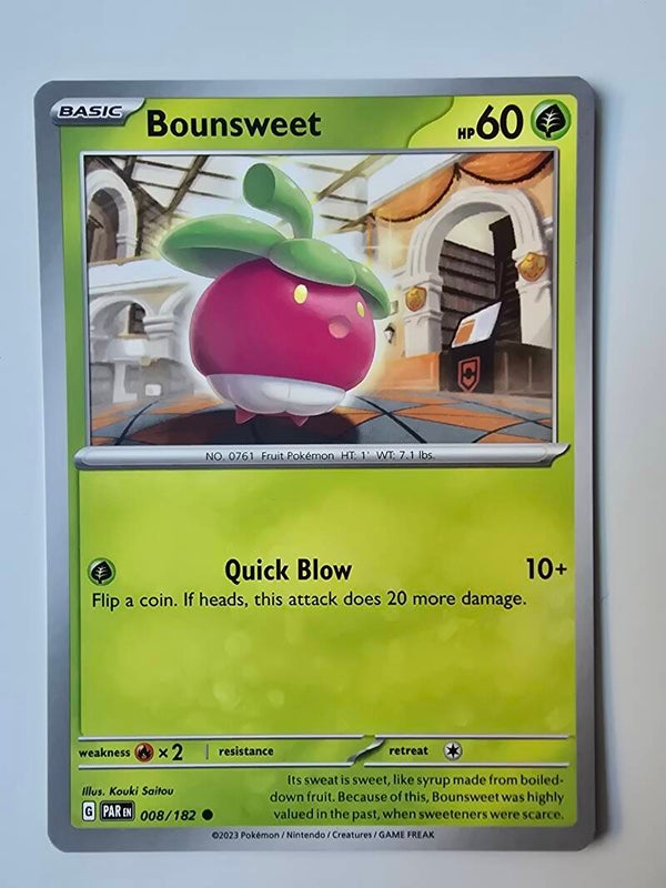 BOUNSWEET (PARADOX RIFT 008/182) (POKÉMON) (TRADING CARD)