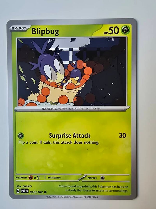 BLIPBUG (PARADOX RIFT 010/182) (POKÉMON) (TRADING CARD)