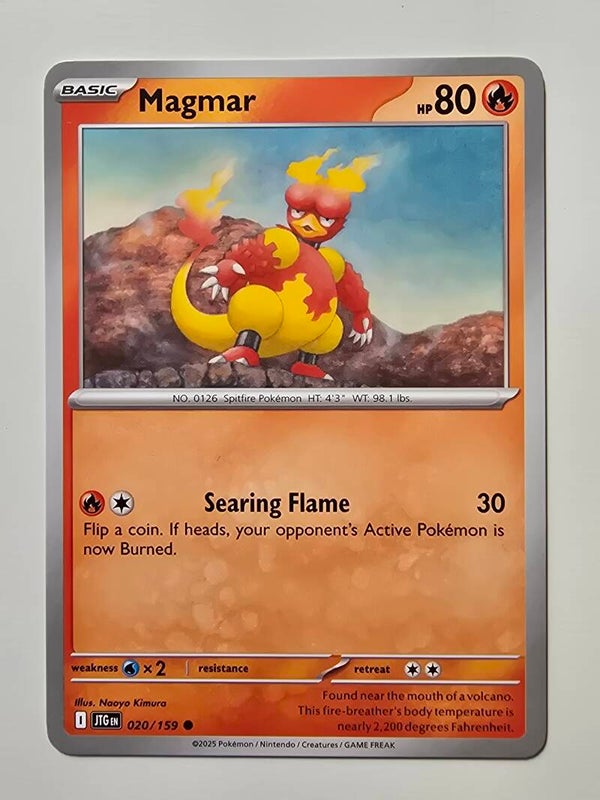 MAGMAR (JOURNEY TOGETHER 020/159) (POKÉMON) (TRADING CARD)