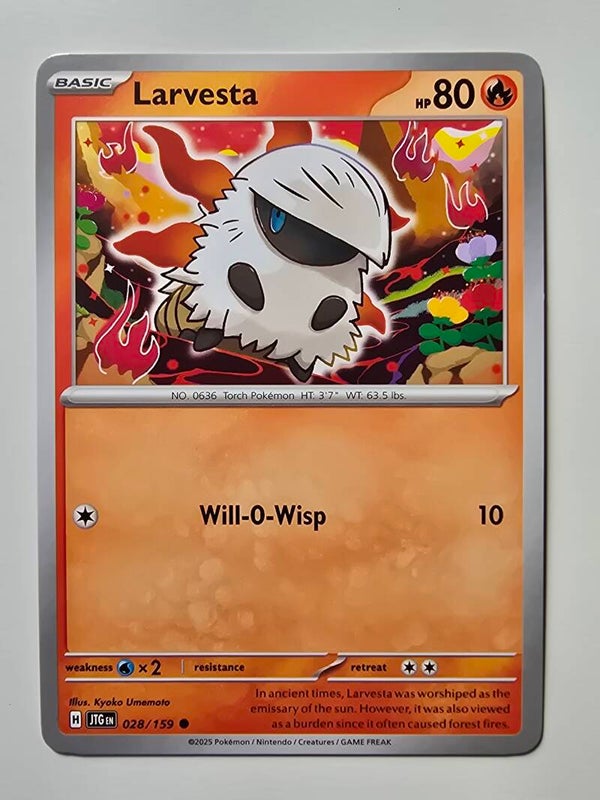 LARVESTA (JOURNEY TOGETHER 028/159) (POKÉMON) (TRADING CARD)