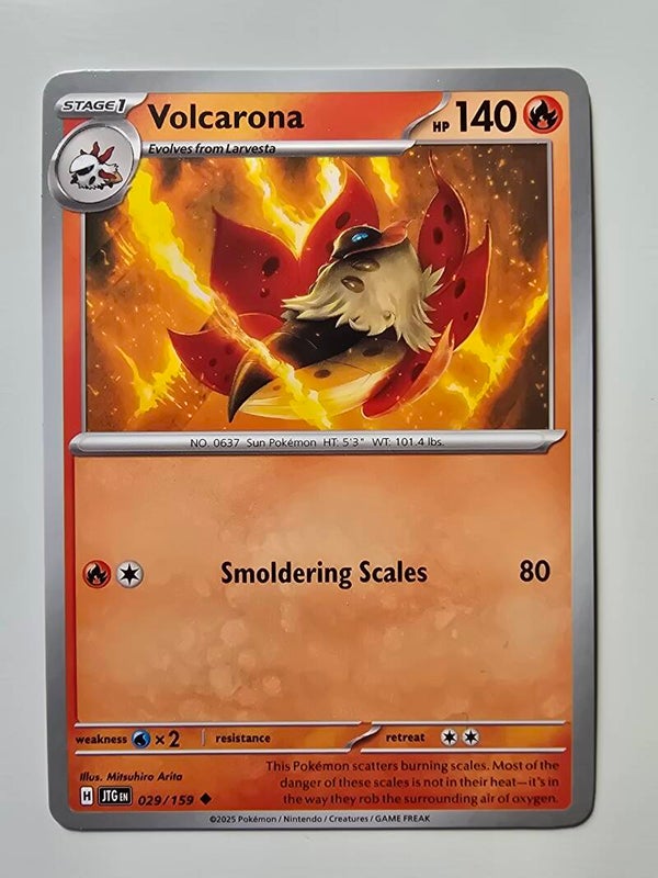 VOLCARONA (JOURNEY TOGETHER 029/159) (POKÉMON) (TRADING CARD)