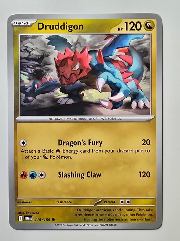 DRUDDIGON (JOURNEY TOGETHER 115/159) (POKÉMON) (TRADING CARD)