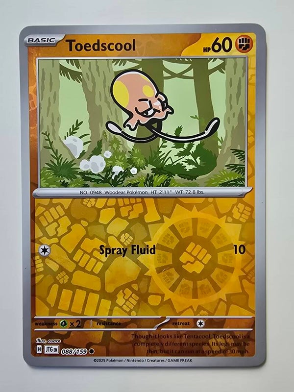 TOEDSCOOL (JOURNEY TOGETHER 088/159) (REVERSE HOLO) (POKÉMON) (TRADING CARD)