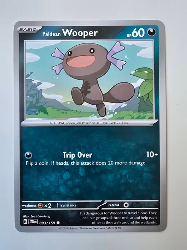 PALDEAN WOOPER (JOURNEY TOGETHER 093/159) (POKÉMON) (TRADING CARD)