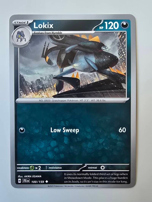 LOKIX (JOURNEY TOGETHER 100/159) (POKÉMON) (TRADING CARD)