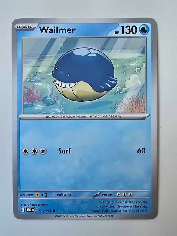 WAILMER (JOURNEY TOGETHER 040/159) (POKÉMON) (TRADING CARD)