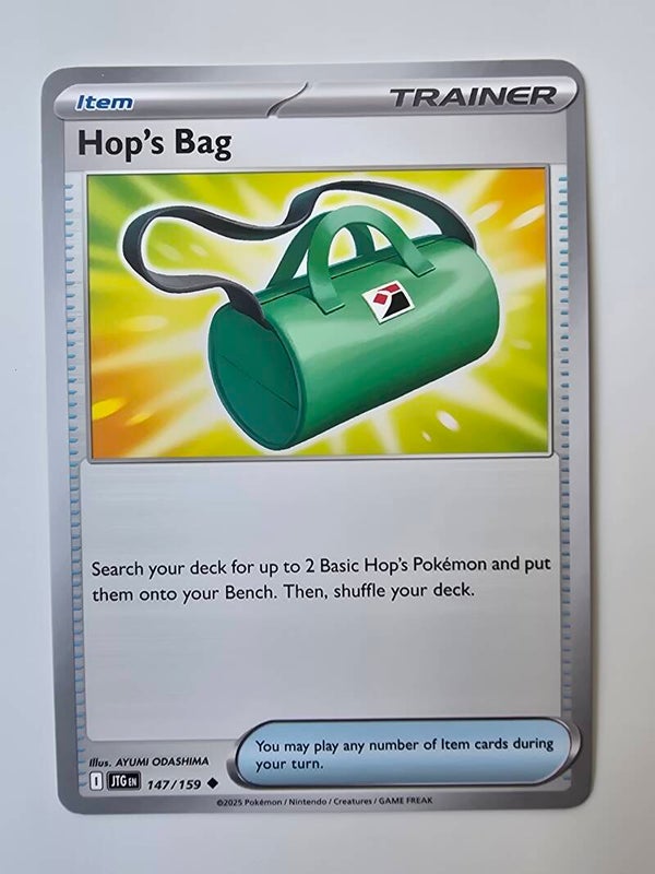 HOP'S BAG (JOURNEY TOGETHER 147/159) (POKÉMON) (TRADING CARD)