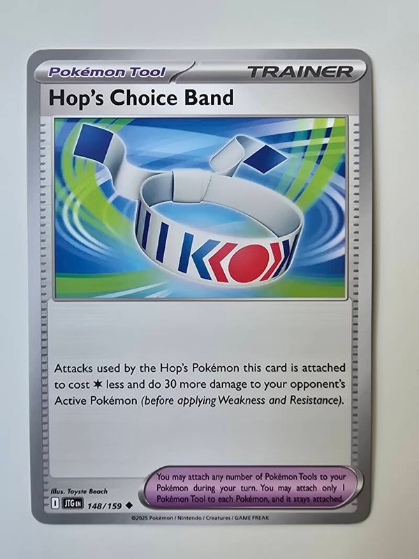 HOP'S CHOICE BAND (JOURNEY TOGETHER 148/159) (POKÉMON) (TRADING CARD)