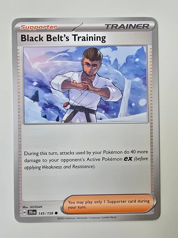 BLACK BELT'S TRAINING (JOURNEY TOGETHER 145/159) (POKÉMON) (TRADING CARD)