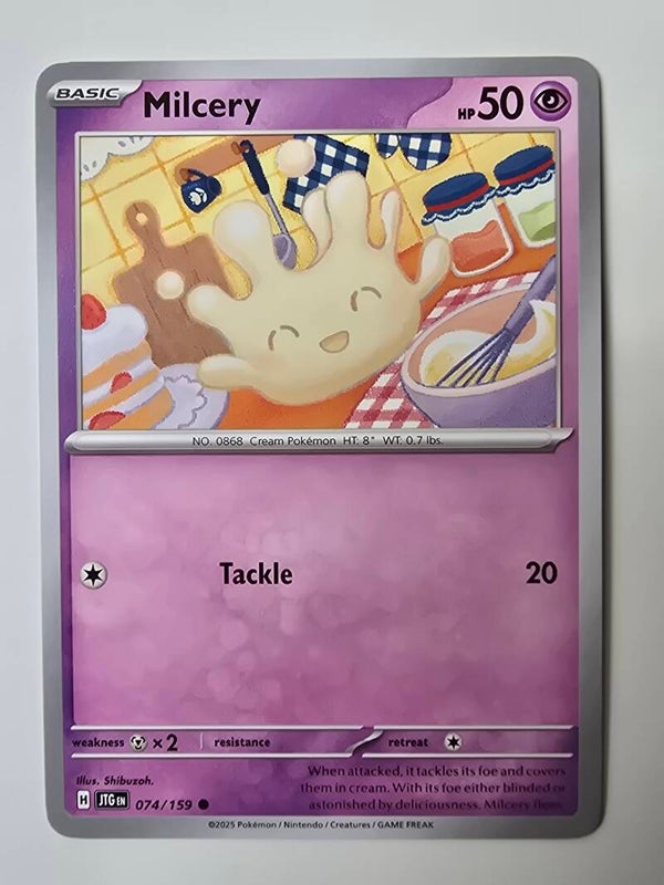 MILCERY (JOURNEY TOGETHER 074/159) (POKÉMON) (TRADING CARD)