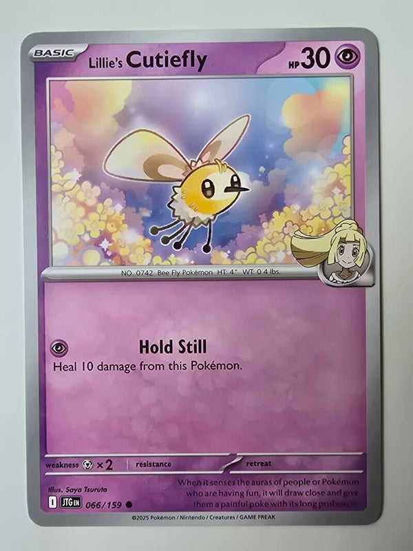 LILLIE'S CUTIEFLY (JOURNEY TOGETHER 066/159) (POKÉMON) (TRADING CARD)