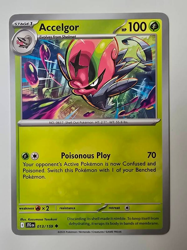 ACCELGOR (JOURNEY TOGETHER 013/159) (POKÉMON) (TRADING CARD)