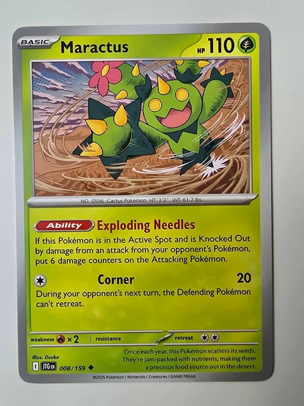 MARACTUS (JOURNEY TOGETHER 008/159) (POKÉMON) (TRADING CARD)