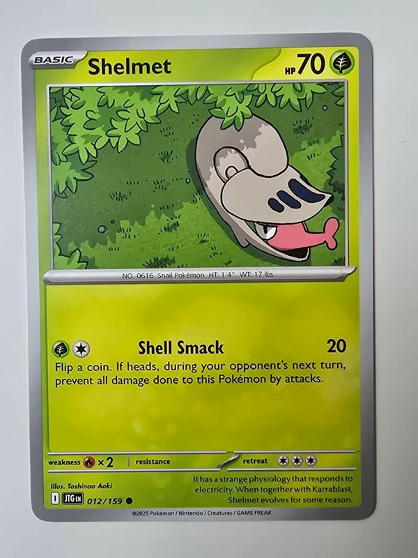 SHELMET (JOURNEY TOGETHER 012/159) (POKÉMON) (TRADING CARD)