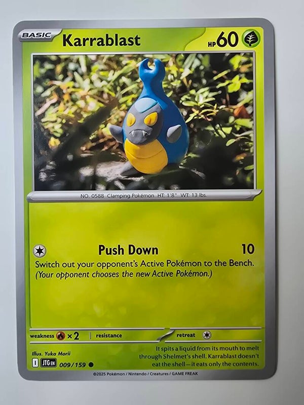 KARRABLAST (JOURNEY TOGETHER 009/159) (POKÉMON) (TRADING CARD)