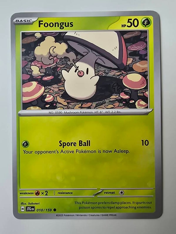 FOONGUS (JOURNEY TOGETHER 010/159) (POKÉMON) (TRADING CARD)