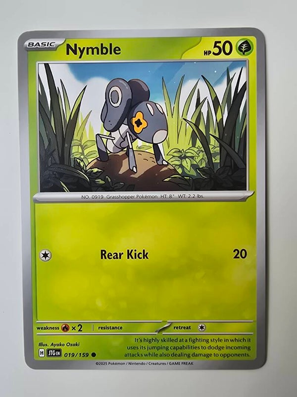 NYMBLE (JOURNEY TOGETHER 019/159) (POKÉMON) (TRADING CARD)